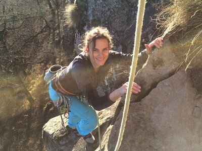 VOIES D'ESCALADE en MOULINETTE